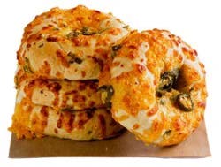 Jalapeno Cheese Bagels 4 Count - Ea