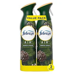 Fabreze Air Winter Spruce - 2-8.8 Oz
