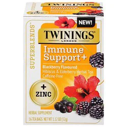 Twinings Superblend Immune Support Zinc Tea - 16 Count