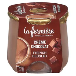 La Fermiere French Desserts Creme Chocalat - 4.4 Oz