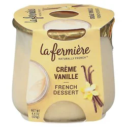 La Fermiere French Desserts Creme Vanille - 4.4 Oz