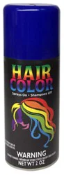 Fun Hlwn Blue Hair Spray - Ea
