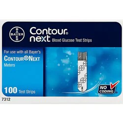 Contour Next Blood Glucose Test Strips - 100 Ct