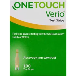 Onetouch Verio Test Strips - 100 Ct