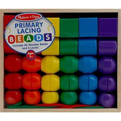 Melissa & Doug Primary Lacing Beads - Ea