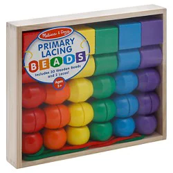 Melissa & Doug Primary Lacing Beads - Ea