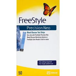 Freestyle Precision Neo Test Strips - 50 Ct