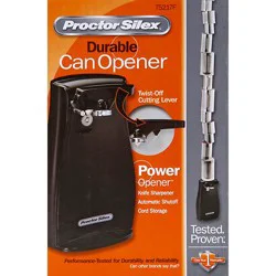 Proctor Silex Can Opener Black - Ea