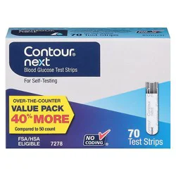 Contour Next Test Strip Cash70 - 70 Ct