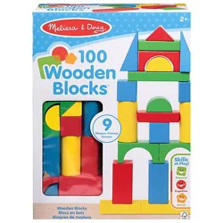 100 Wood Blocks Set - Ea