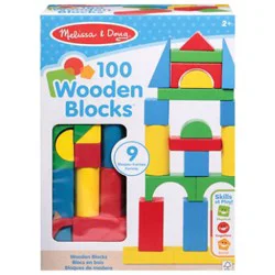 100 Wood Blocks Set - Ea
