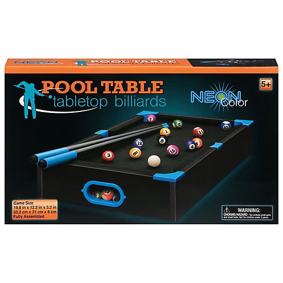 slide 1 of 1, Pmt Holdings Pool Table Tabletop Billiards Game - Each, 1 ct