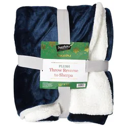 Signature Select Seasons Solid Color Plush Velvet Throw Colors May Vary 30 By 40 Inch - Each