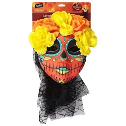 Ssel Day Of Dead Mask W Veil - Ea