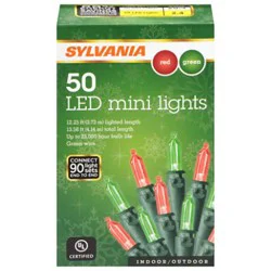 Inl 50ct Led Red Grn Mini Lts - Ea