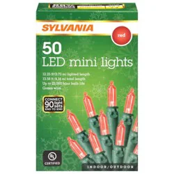 Inl 50ct Led Red Mini Lights - Ea