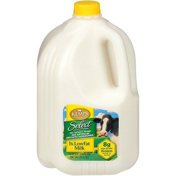 slide 1 of 1, Kemps Select 1% Reduced Fat Milk - 1 Gallon, 1 gal