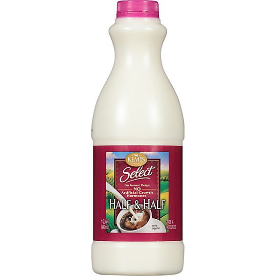 slide 1 of 1, Kemps Select Half & Half - 1 Quart, 1 qt