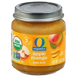 O Organics Baby Food Apple Mango - 4 Oz