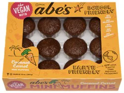 Abe's Coconut Carrot Mini Muffins 12 Count - 10 Oz