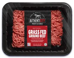 Authenticity Provisions Grass Fed Ground Beef - 16.8 Oz