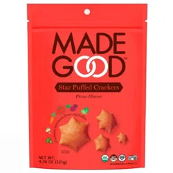 Made Good Star Organic Puffed Crackers Pizza - 4.26 Oz