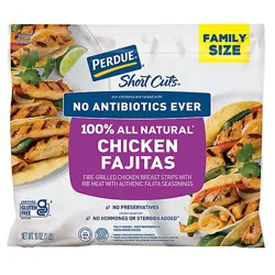 Perdue Short Cuts No Antibiotics Ever Grilled Fajita Style Chicken Breasts Bag - 16 Oz