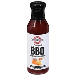 The Backyard Food Company Gluten Free Honey Barbecue Sauce - 16 Oz