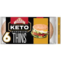 Arnold Keto White Sandwich Thins - 6 - 12 Oz