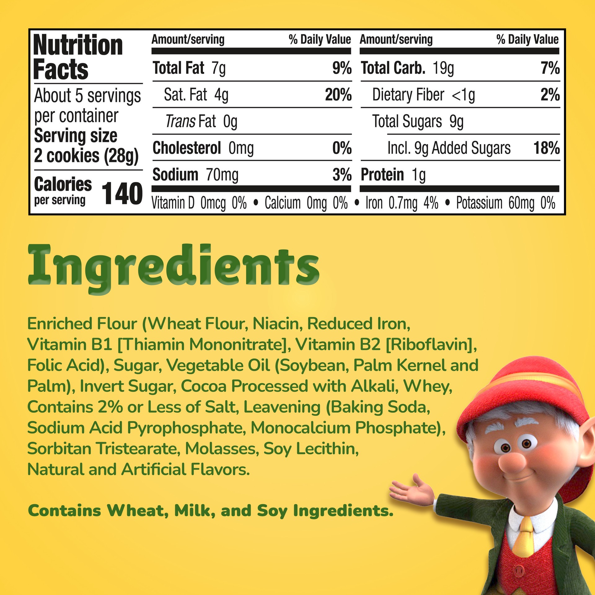 slide 4 of 7, Keebler Fudge Stripes Original Shortbread Cookies King Size - 4.75 Oz, 4.75 oz