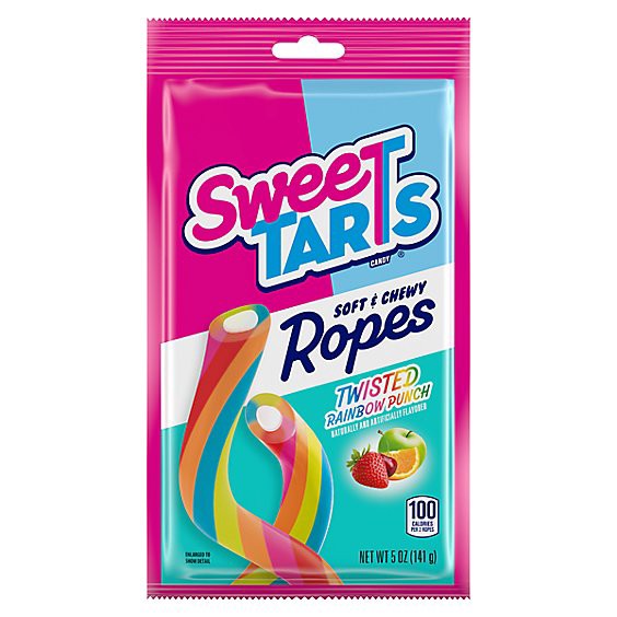 slide 1 of 1, Sweetarts Ropes Twisted Rainbow Punch Candy - 5 Oz, 5 oz