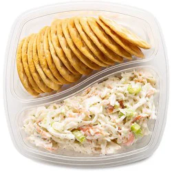 Ready Meals Duo Seafood Salad With Crackers - Each