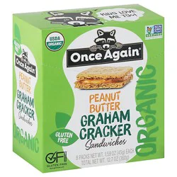 Once Again Peanut Butter Graham Cracker Sandwich - 12.72 Oz
