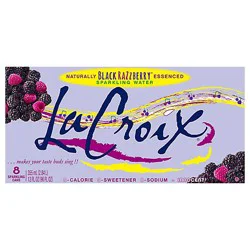 Lacroix Black Razzberry Sparkling Water - 8-12 Fl. Oz.