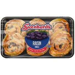 Svenhard's Raisin Snails 6 Count - 12 Oz