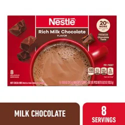 Nestle Rich Milk Chocolate Hot Cocoa Mix Carton 8 Count - 6.82 Oz