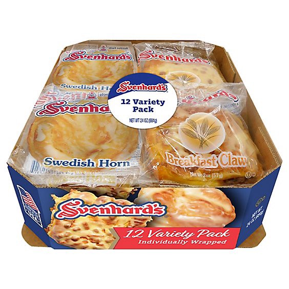 slide 1 of 1, Svenhard's Breakfast Claw And Swedish Horn Variety Pack 12 Count - 24 Oz, 24 oz