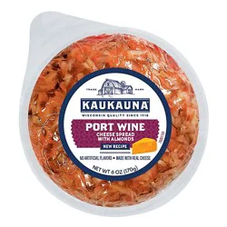 Kaukauna Port Wine Spreadable Cheese Ball - 6 Oz