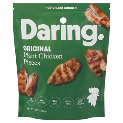 slide 1 of 1, Daring Chicken Meatless Pieces - 8 Oz, 8 oz