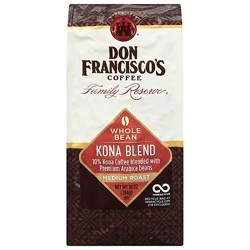 Don Francisco's Coffee Family Reserve Kona Blend Whole Bean Bag - 12 Oz