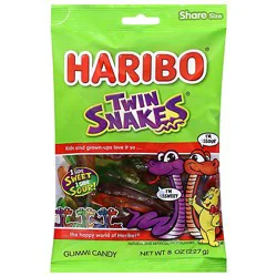 Haribo Twin Snakes - 8 Oz
