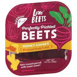 Love Beets Pickled Sliced Honey Ginger Flavored Beet - 6.5 Oz