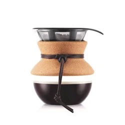 Pour Over Coffee Maker 17 Oz With Cork Collar - Ea