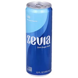 Zevia Zero Sugar Cola Soda - 12 Fl. Oz.