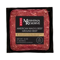 Mishima Reserve Beef Ground Wagyu Beef - 16 Oz