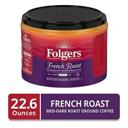 Folgers French Roast - 22.6 Oz