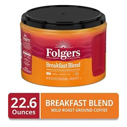 Folgers Breakfast Blend Coffee - 22.6 Oz