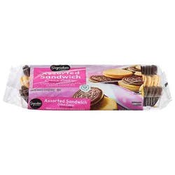Signature Select Sandwich Crème Cookies - 25 Oz