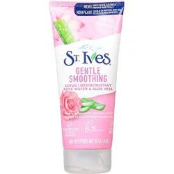 St Ives Rose And Aloe Gentle Smoothing Face Scrub - 6 Oz
