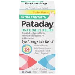 Pataday Once Daily Relief Extra Strength Twin Pack - 2-2.5 Ml